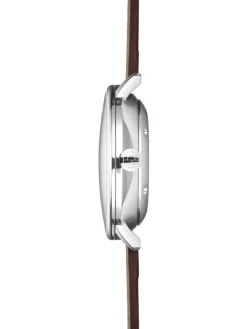 STERNGLAS Herrenuhren-NAOS XL Automatik weiß Premium dunkelbraun S02-NX01-PR04