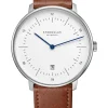 STERNGLAS Herrenuhren-NAOS XL 42mm weiß Modena S01-NX01-MO02