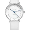 STERNGLAS Damenuhren-NAOS XS Automatik weiß Band Klassik weiß S02-ND01-KL12