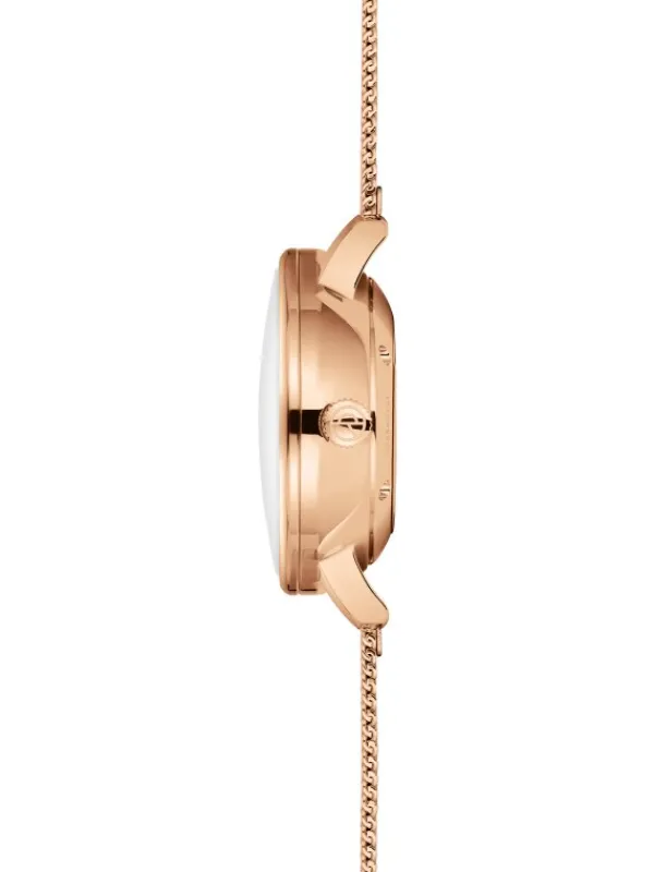 STERNGLAS Damenuhren-NAOS XS Automatik rosegoldf. Band Milanaise S02-ND13-MI09