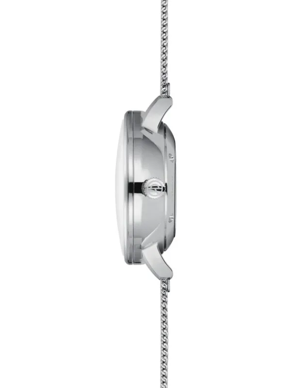 STERNGLAS Damenuhren-NAOS XS Automatik Band Milanaise silber S02-ND01-MI01