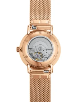 STERNGLAS Damenuhren-NAOS XS Automatik rosegoldf. Band Milanaise S02-ND13-MI09