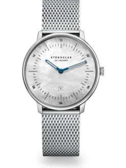 STERNGLAS Damenuhren-NAOS XS Edition Perlmutt weiß Milanaise S01-NDP01-MI01