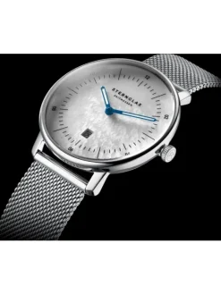 STERNGLAS Damenuhren-NAOS XS Edition Perlmutt weiß Milanaise S01-NDP01-MI01