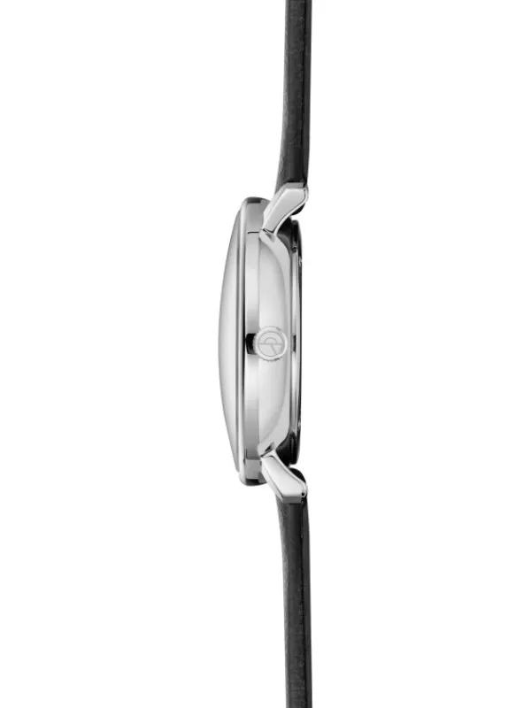 STERNGLAS Damenuhren-NAOS XS Edition Perlmutt weiß Leder schwarz S01-NDP01-KL05