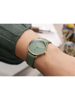 STERNGLAS Damenuhren-NAOS XS Edition Flora salbei goldf. S01-NDF18-KL09