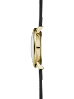 STERNGLAS Damenuhren-NAOS XS goldf. schw. Leder S01-ND02-KL08