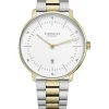 STERNGLAS Herrenuhren-NAOS XS weiß gold Metallarmband bi-color S01-ND02-ME07