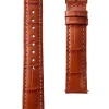 STERNGLAS Uhrenarmbänder | Zubehör-Noble 16 mm cognac Schließe goldf poliert S03-NB01