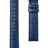 STERNGLAS Uhrenarmbänder | Zubehör-Noble 16 mm dunkelblau, Schließe silber poliert S03-NB02