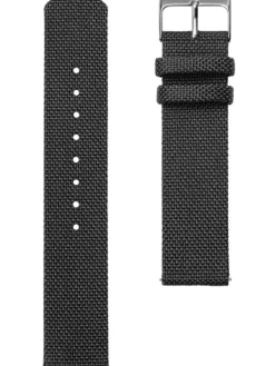 STERNGLAS Zubehör-Nylon, L, 20 mm, steingrau, silber poliert S03-NY01