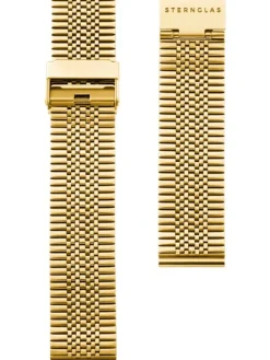 STERNGLAS Uhrenarmbänder-Super Slim 20 goldf. S03-ME09