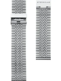 STERNGLAS Uhrenarmbänder | Zubehör-Super Slim 20 silber S03-ME08