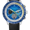 STERNGLAS Herrenuhren-TACHYMETER 2.0 dunkelblau Modena schwarz S01-TM06-MO01