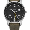 STERNGLAS Herrenuhren-TAIGA GMT Leder Vintage S01-TA11-VI18