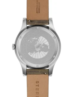 STERNGLAS Herrenuhren-TAIGA GMT Leder Vintage S01-TA11-VI18