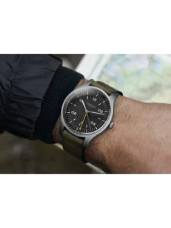 STERNGLAS Herrenuhren-TAIGA GMT Leder Vintage S01-TA11-VI18