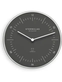 STERNGLAS Wecker + Co. | Wanduhren-Wanduhr NAOS 30cm grau FUNK S14-009