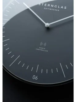 STERNGLAS Wecker + Co. | Wanduhren-Wanduhr NAOS 30cm grau FUNK S14-009