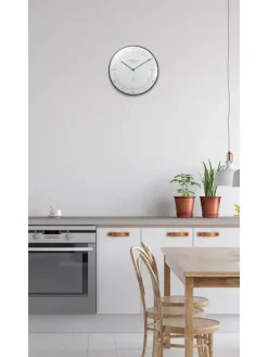 STERNGLAS Wecker + Co. | Wanduhren-Wanduhr NAOS 30cm weiß FUNK S14-008