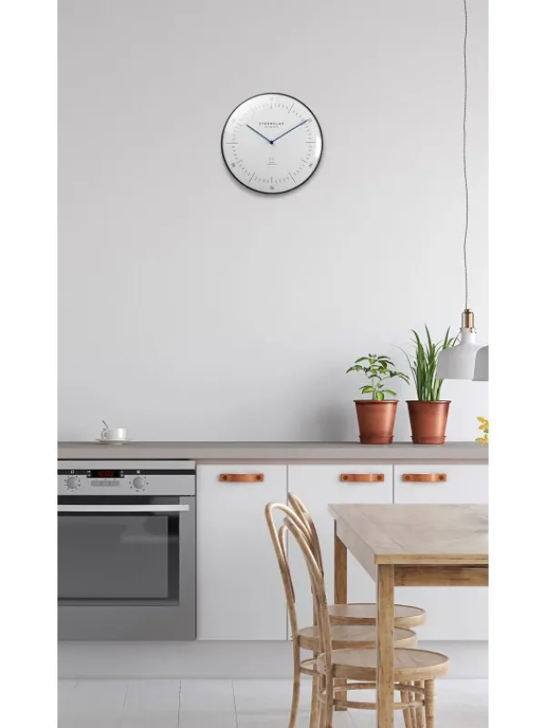 STERNGLAS Wecker + Co. | Wanduhren-Wanduhr NAOS 30cm weiß FUNK S14-008