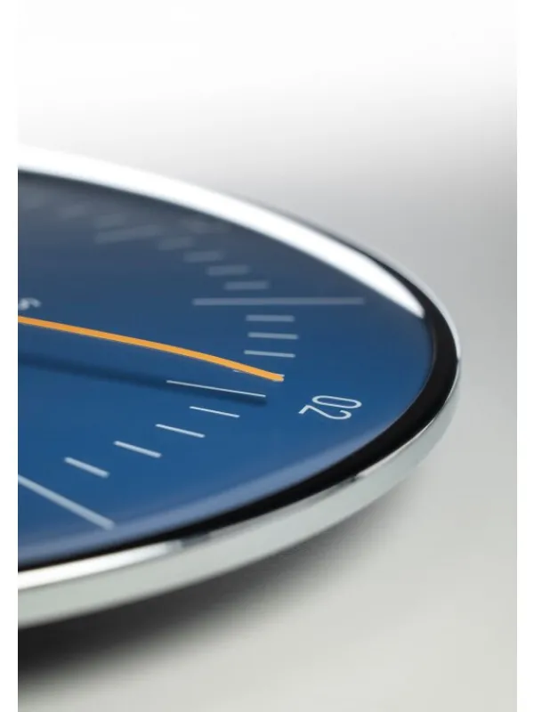 STERNGLAS Wecker + Co. | Wanduhren-Wanduhr NAOS 30cm blau FUNK S14-010
