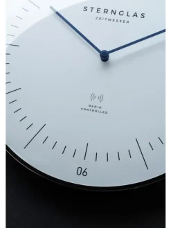 STERNGLAS Wecker + Co. | Wanduhren-Wanduhr NAOS 30cm weiß FUNK S14-008