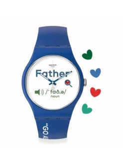 SWATCH Herrenuhren-ALL ABOUT DAD SO29Z704