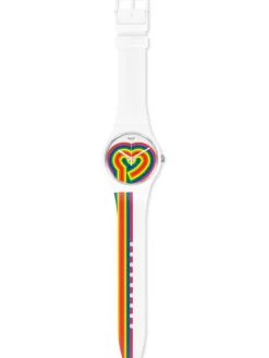 SWATCH Damenuhren-BEATING LOVE SUOW171