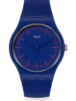 SWATCH Damenuhren-BLUENRED SUON146