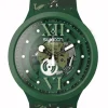 SWATCH Damenuhren-CAMOFLOWER GREEN SB05G104