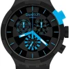 SWATCH Herrenuhren-CHECKPOINT BLUE SB02B401