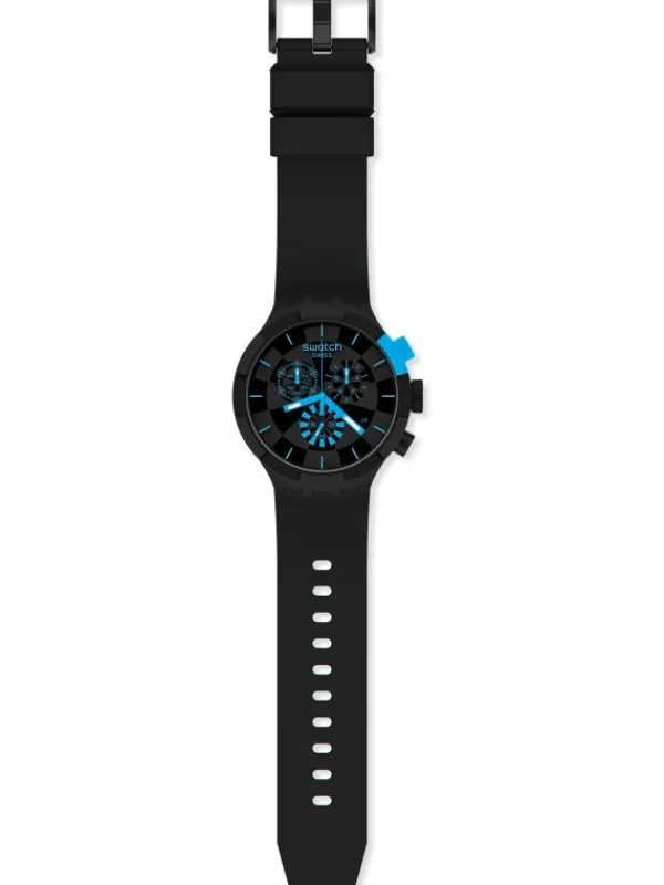 SWATCH Herrenuhren-CHECKPOINT BLUE SB02B401