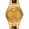 SWATCH Damenuhren-CHICDREAM GOLDEN YLG127G