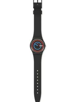 SWATCH Herrenuhren | Damenuhren-CIRCLING BLACK SO28B706