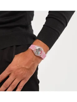 SWATCH Herrenuhren | Damenuhren-CLEARLY RED STRIPED GE292