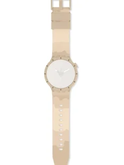 SWATCH Uhrenarmbänder-Ersatzband f. ASB03C101 - LOST IN THE DESERT / SILICONE ASB03C101