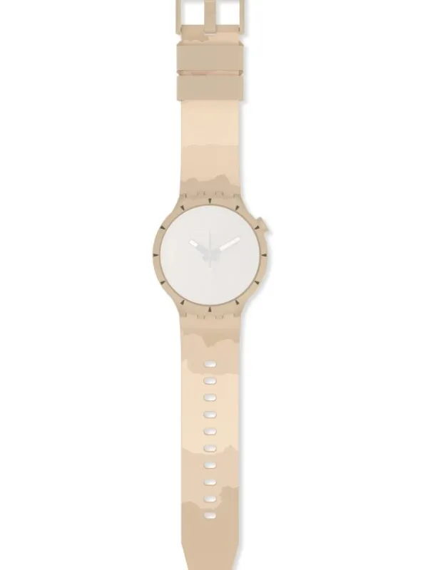 SWATCH Uhrenarmbänder-Ersatzband f. ASB03C101 - LOST IN THE DESERT / SILICONE ASB03C101
