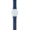 SWATCH Uhrenarmbänder-Ersatzband f. ASO29N107 - LOVE TO GO AROUND / SILICONE S ASO29N107