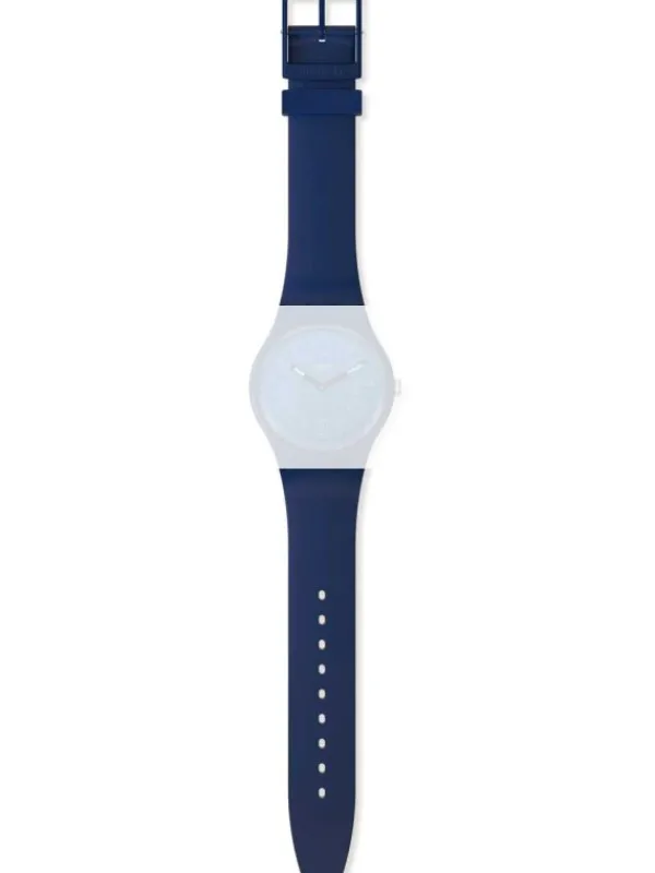SWATCH Uhrenarmbänder-Ersatzband f. ASO29N107 - LOVE TO GO AROUND / SILICONE S ASO29N107