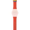 SWATCH Uhrenarmbänder-Ersatzband f. ASO29R705 - PROUDLY RED / SILICONE STRAP ASO29R705