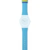 SWATCH Uhrenarmbänder-Ersatzband f. ASO29S702 - PROUDLY BLUE / SILICONE STRAP ASO29S702