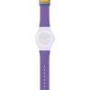 SWATCH Uhrenarmbänder-Ersatzband f. ASO29V700 - PROUDLY VIOLET / SILICONE STRA ASO29V700