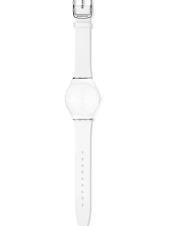 SWATCH Uhrenarmbänder-Ersatzband f. ASYXS143 - BRIGHT BLAZE / LEATHER STRAP ASYXS143