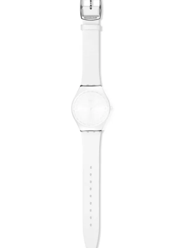 SWATCH Uhrenarmbänder-Ersatzband f. ASYXS143 - BRIGHT BLAZE / LEATHER STRAP ASYXS143