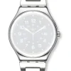 SWATCH Uhrenarmbänder-Ersatzband f. AYWS420GC - BLUE BOAT AGAIN / ST.STEEL ADJ AYWS420GC