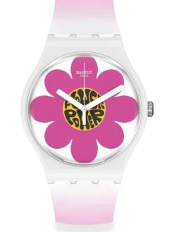 SWATCH Damenuhren-FLOWER HOUR SO32M104