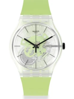 SWATCH Damenuhren-GREEN DAZE SO29K106
