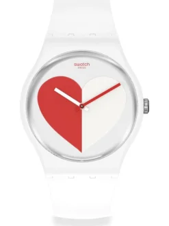 SWATCH Herrenuhren | Damenuhren-HALF <3 RED SO29Z113
