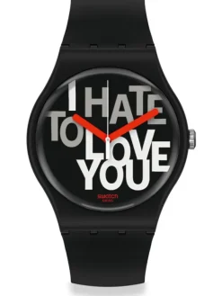 SWATCH Damenuhren-HATE 2 LOVE SUOB185